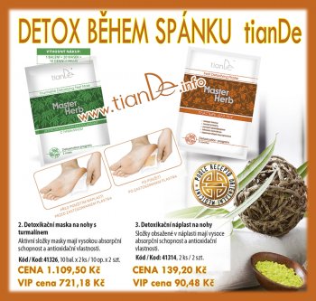 Detoxikační náplasti TianDe